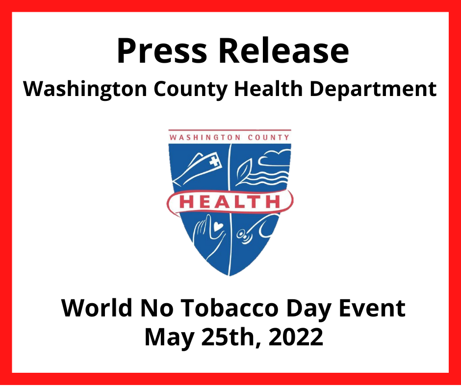 Press Release: World No Tobacco Day Event