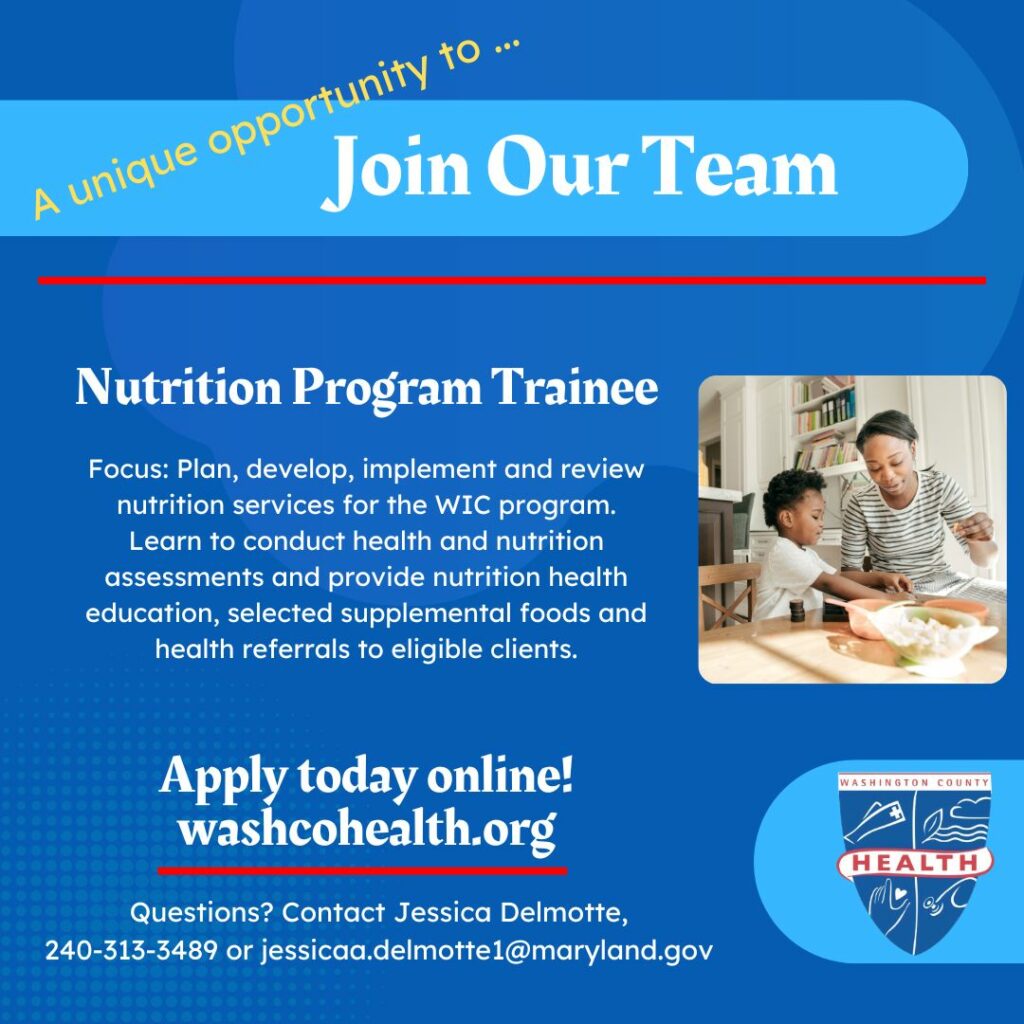 Unique Job Opportunity – Nutrition Program Trainee