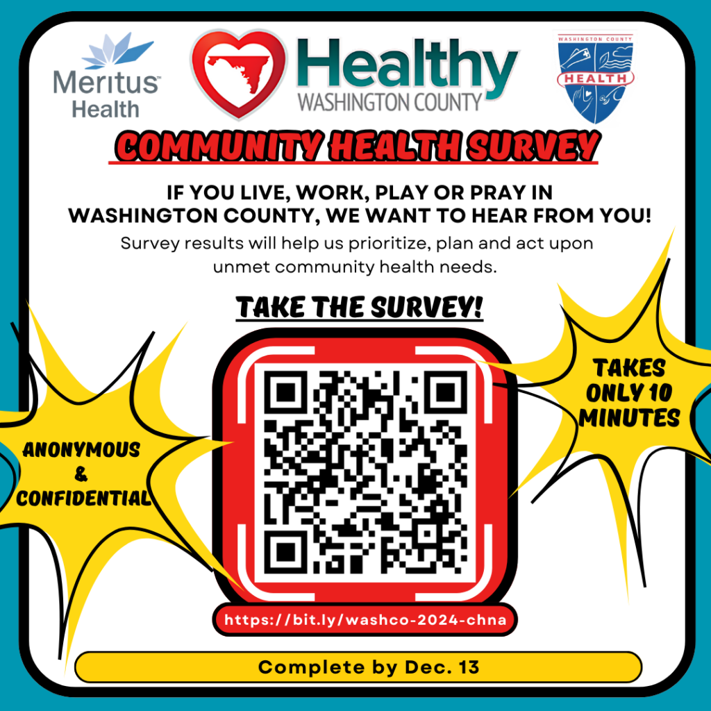 EXTENDED TO DEC. 13 – Take the Community Health Needs Survey!