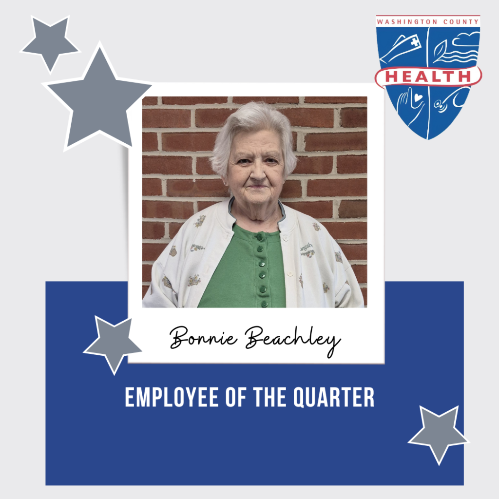 Bonnie Beachley Named Health Department Employee of the Quarter